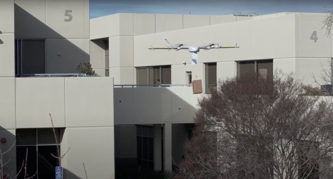 alphabet wing drone